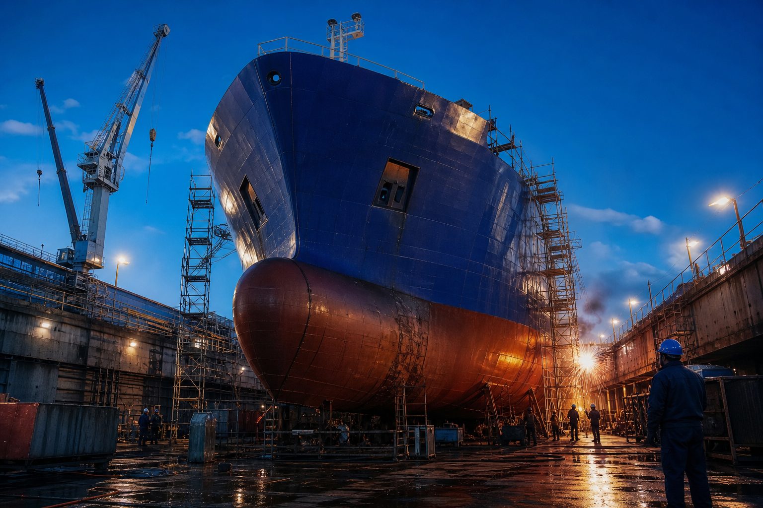 Ship repair and yard work
